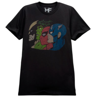 Superheroes Profile Marvel Tee