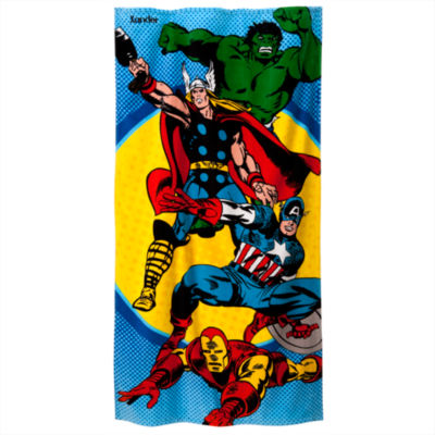 Personalized Marvel Superhero Beach Towel