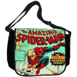 Comic Print Spider-Man Messenger Bag