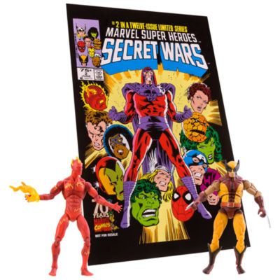 Marvel Universe Comic Pack: Wolverine and Human Torch Action Figure Set