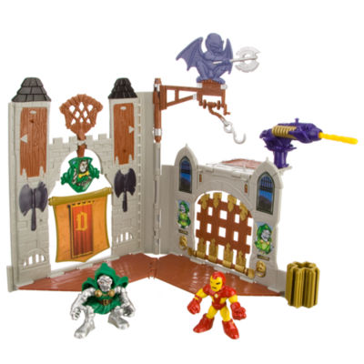 Marvel Super Hero Squad Battle for Doom's Castle Play Set -- Iron Man and Doctor Doom
