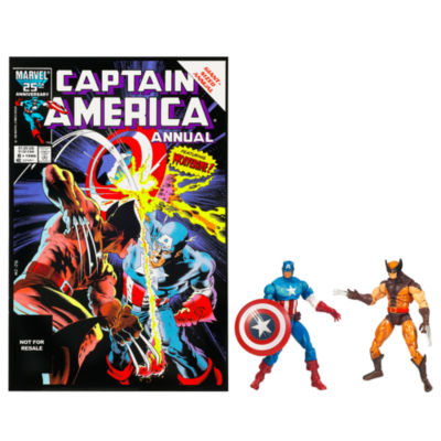 Marvel Universe Comic Pack: Wolverine and Captain America Figure Set