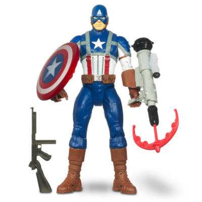 Hero Power Captain America Action Figure -- 10''