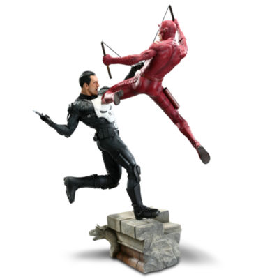 Limited Edition Punisher Vs. Daredevil Diorama -- 14 1/2'' H