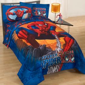 Marvel Amazing Spider Man Twin Bedding Set 4pc Stick With Me Spiderman ...