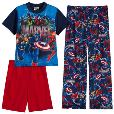 Marvel Superheroes PJ Pal Set -- 3-Pc.