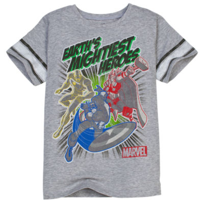 Marvel ''Earth's Mightiest Heroes'' Avengers Tee for Boys by Mighty Fine