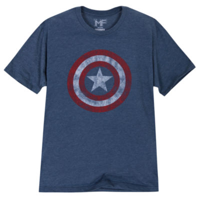 Captain America Shield Tee for Men by Mighty Fine