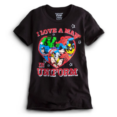 Marvel Comics Heroes Tee for Women by Mighty Fine