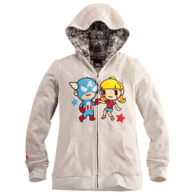 Captain America Hoodie for Women by Tokidoki