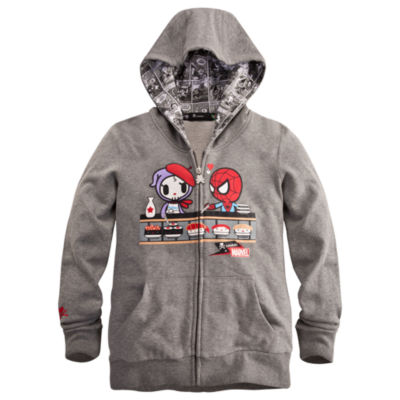 &apos;&apos;Spidey Kaiten&apos;&apos; Spider-Man Hoodie for Women by Tokidoki