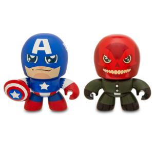 Marvel Mini Muggs Captain America and Red Skull Figures by Hasbro -- 2-Pc.