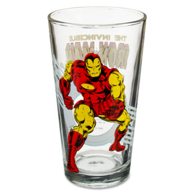 Glass Iron Man Tumbler